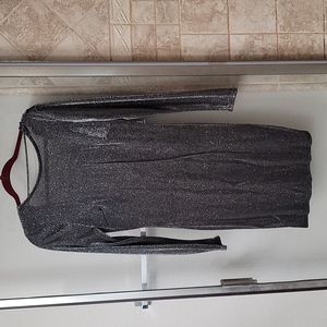 Gray super sparkly party dress